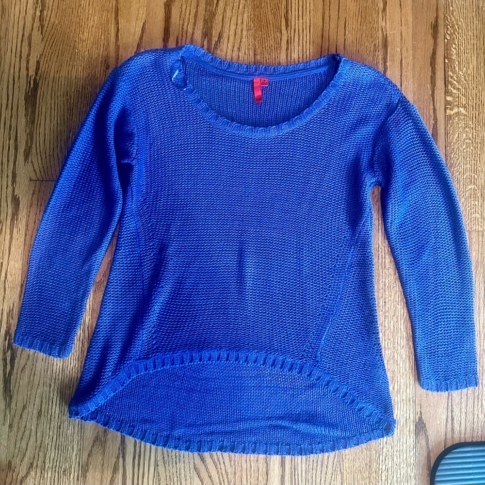 5/48 Indigo Chunky Knit Sweater